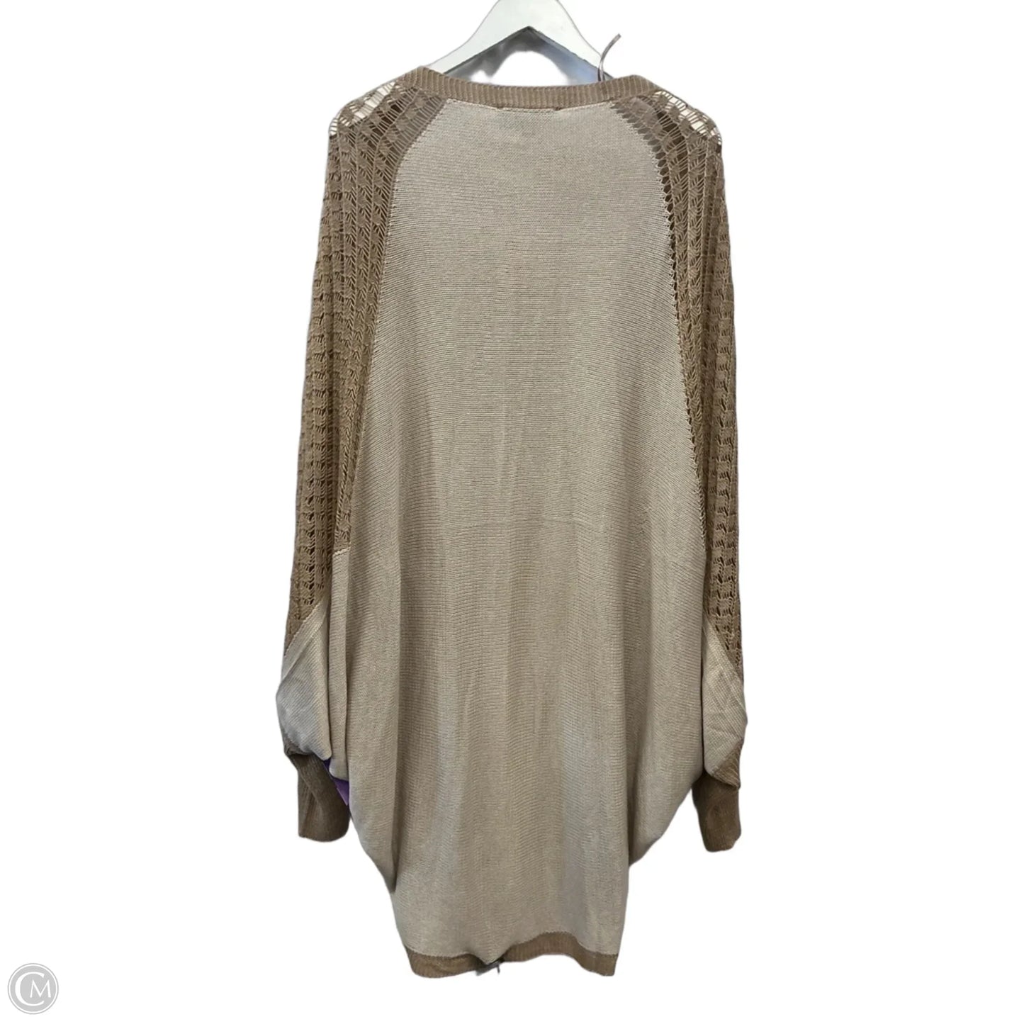 Cardigan By Davi & Dani In Beige, Size: 3x
