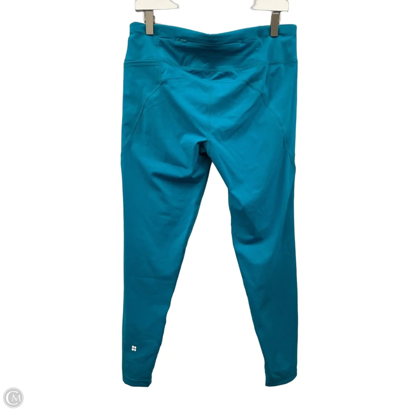 Athletic Leggings By Sweaty Betty In Aqua, Size: L