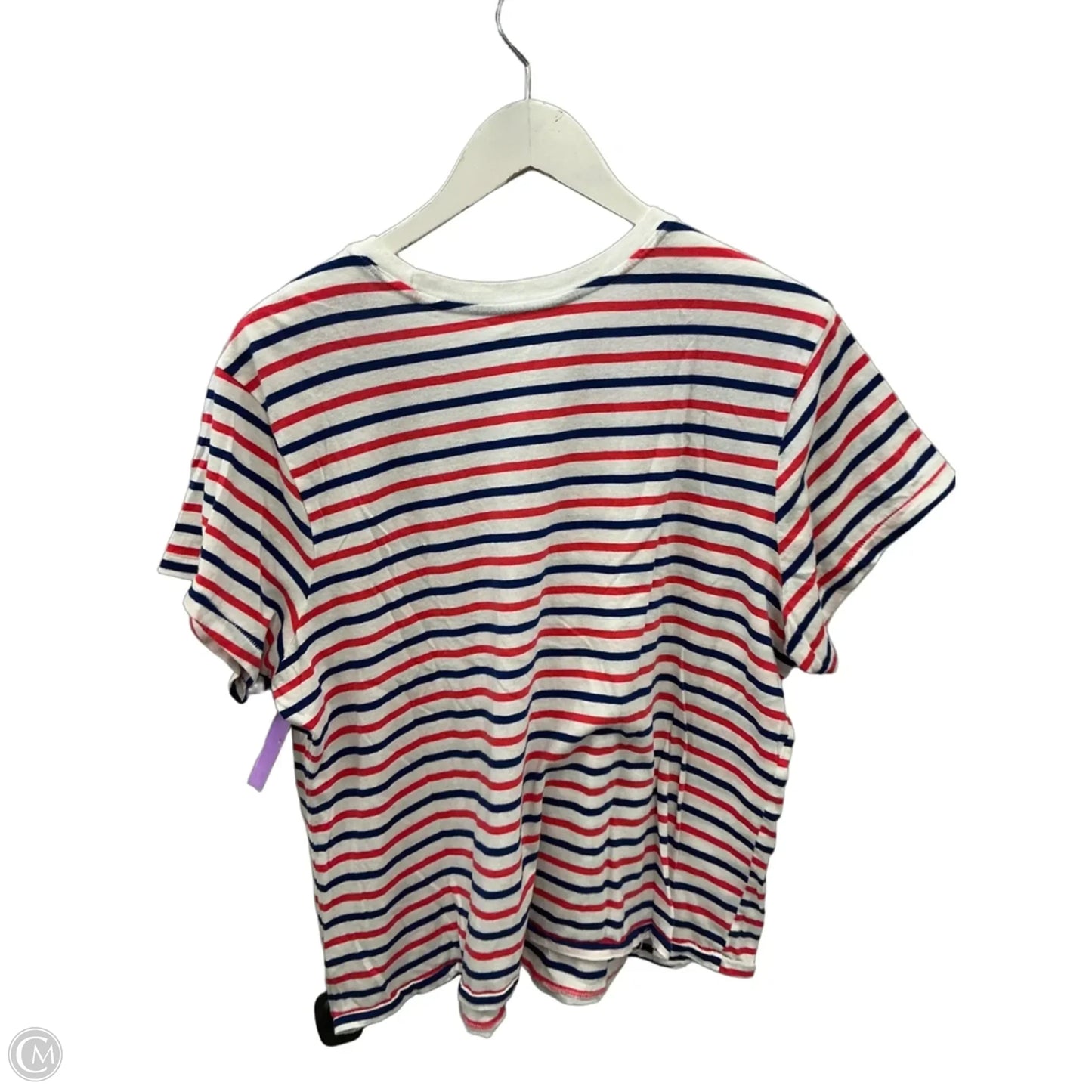 Top Short Sleeve By Universal Thread In Blue & Red & White, Size: Xxl