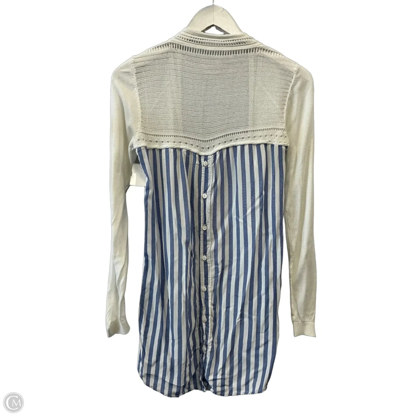 Cardigan By Skies Are Blue In White, Size: S