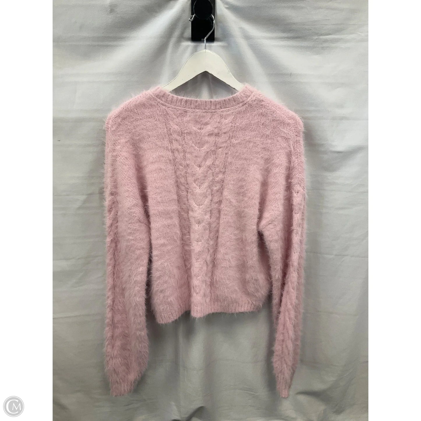 Cardigan By Clothes Mentor In Pink, Size: M