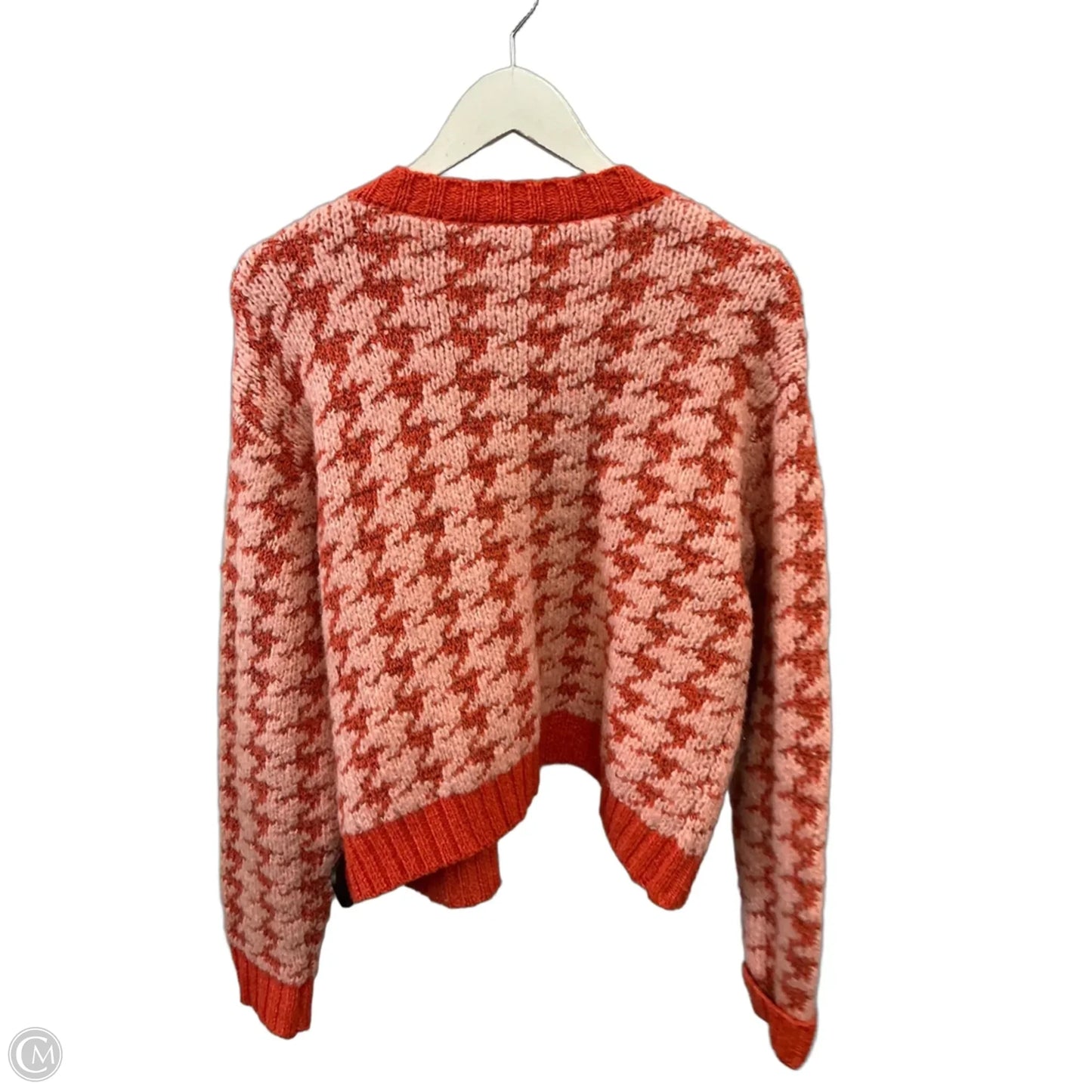 Sweater Cardigan By Miss Love In Orange, Size: M