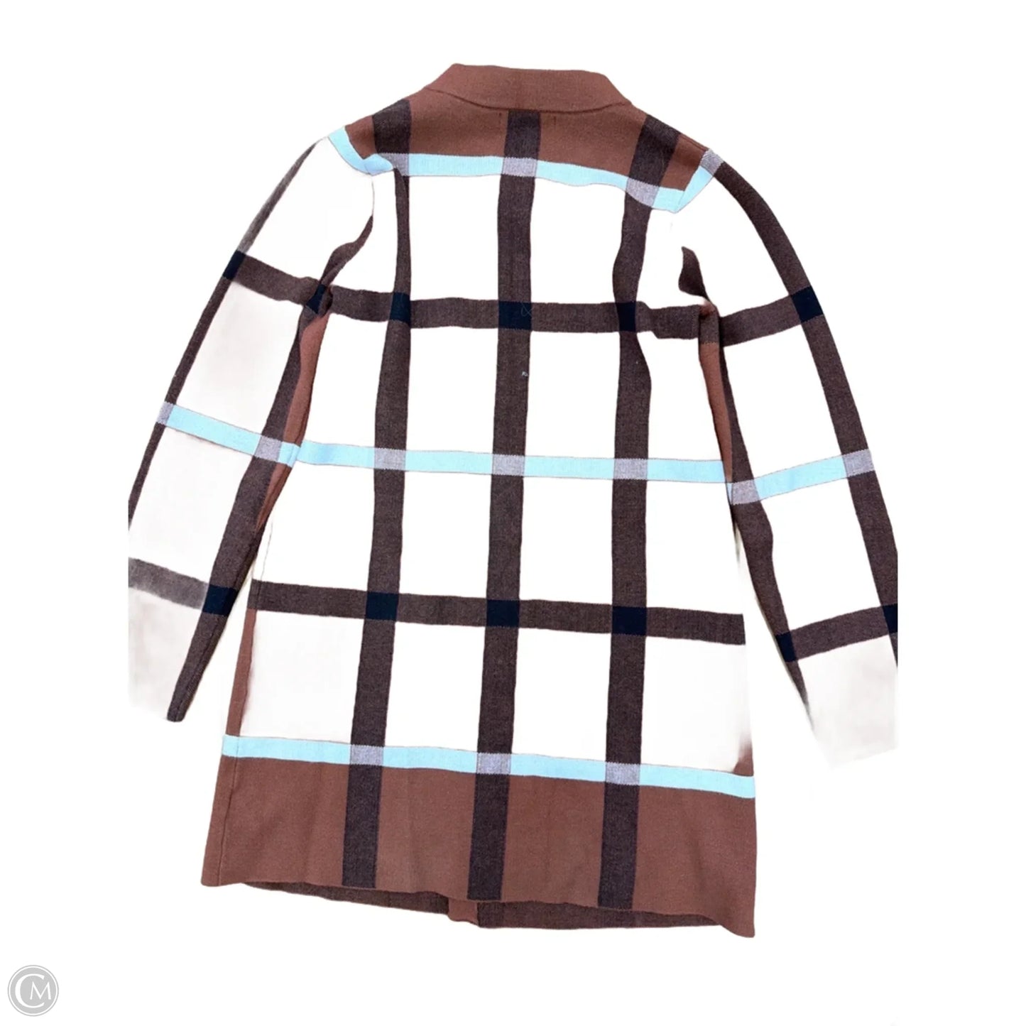 Sweater Cardigan By Tahari In Brown, Size: M