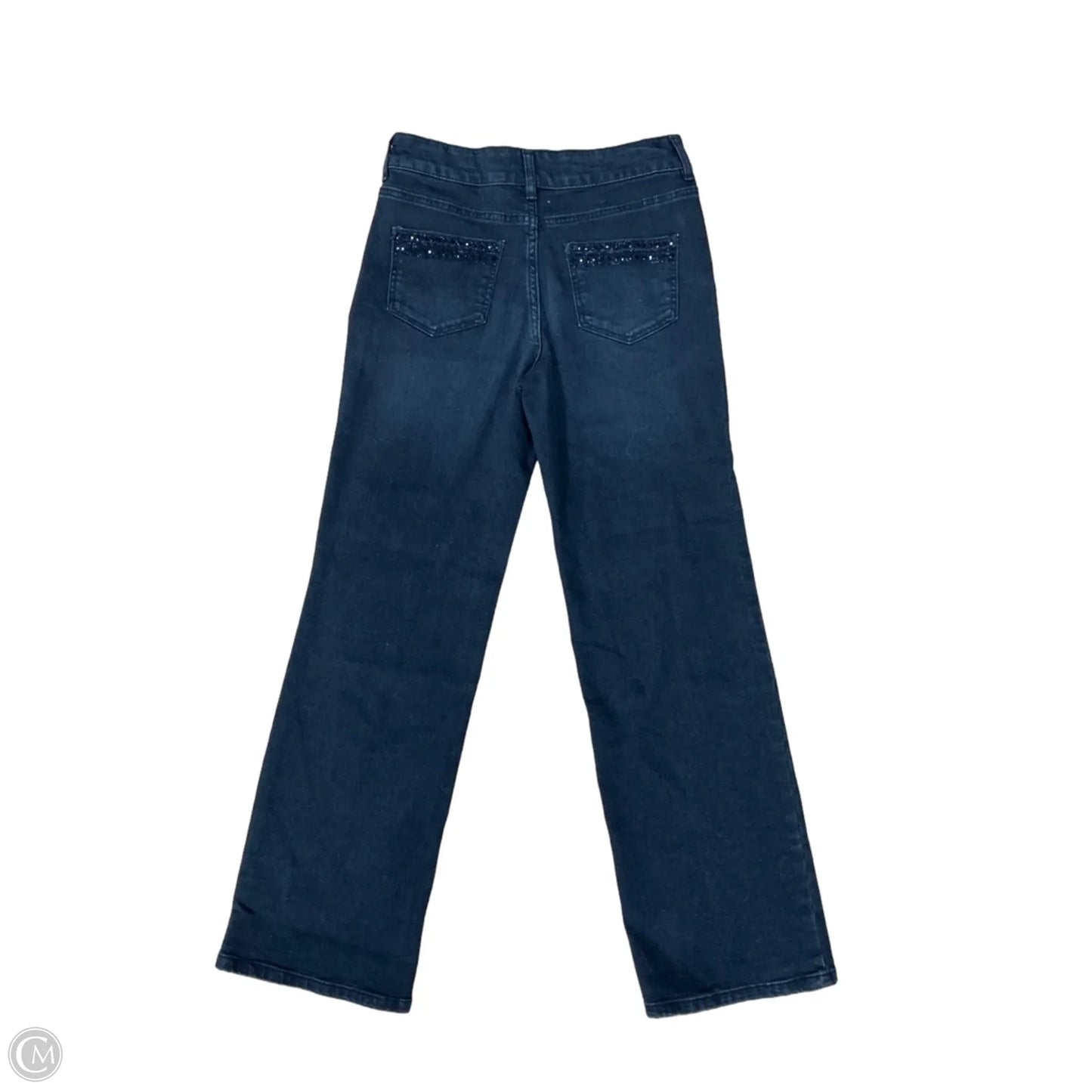 Jeans Straight By Oat In Black Denim, Size: 0
