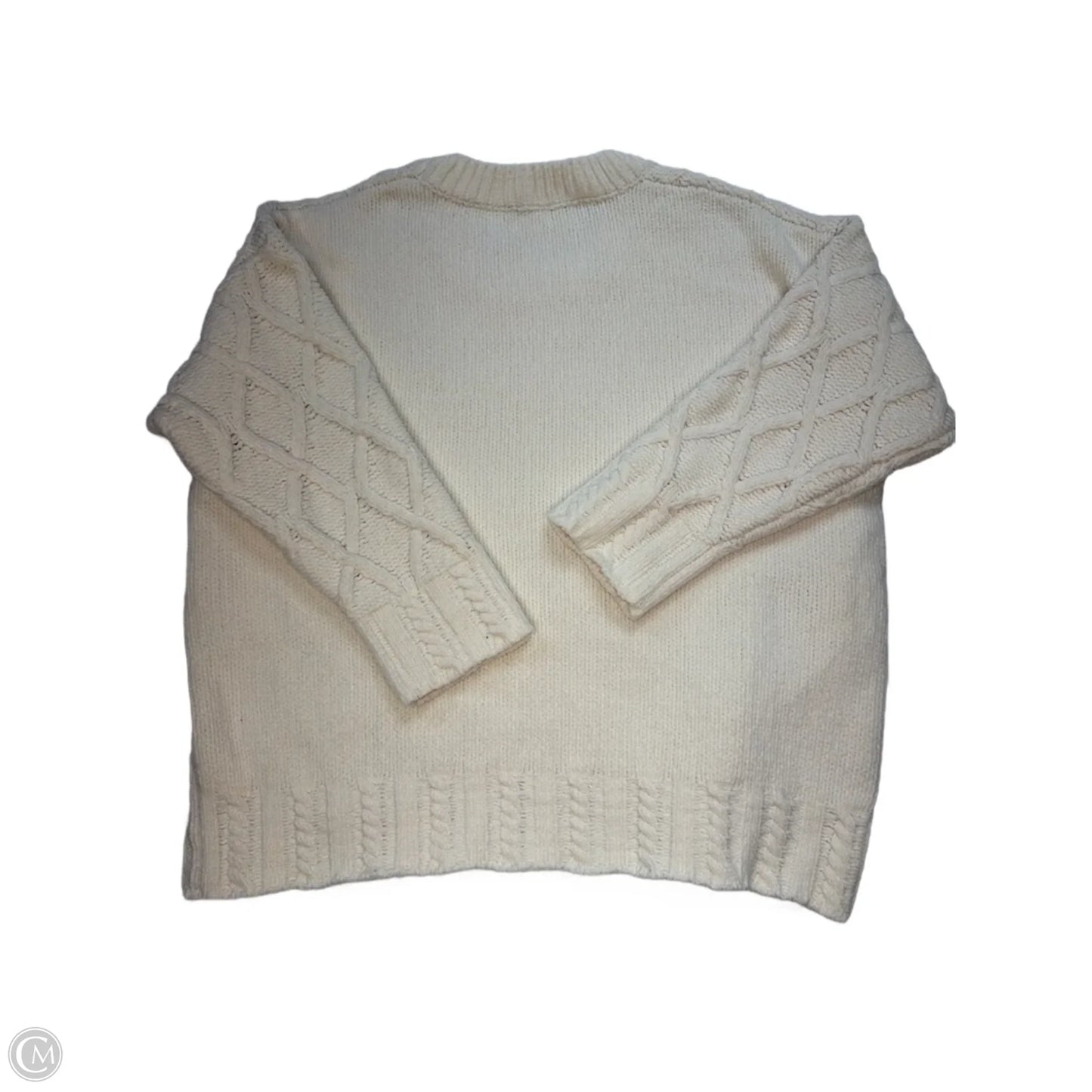 Sweater By Indigo Soul In Cream, Size: 2x