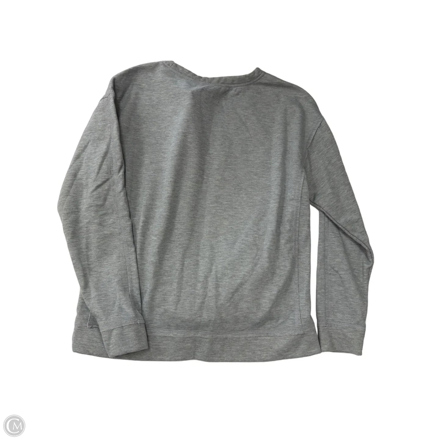 Athletic Sweatshirt Crewneck By Clothes Mentor In Grey, Size: S