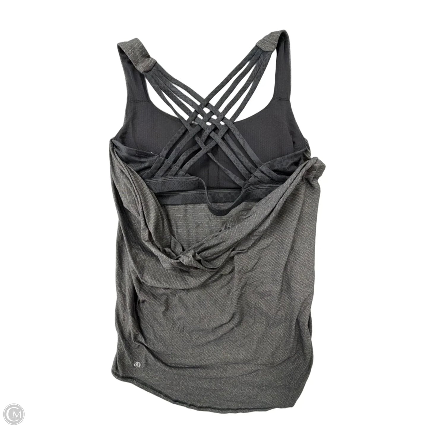 Athletic Tank Top By Lululemon In Grey, Size: L