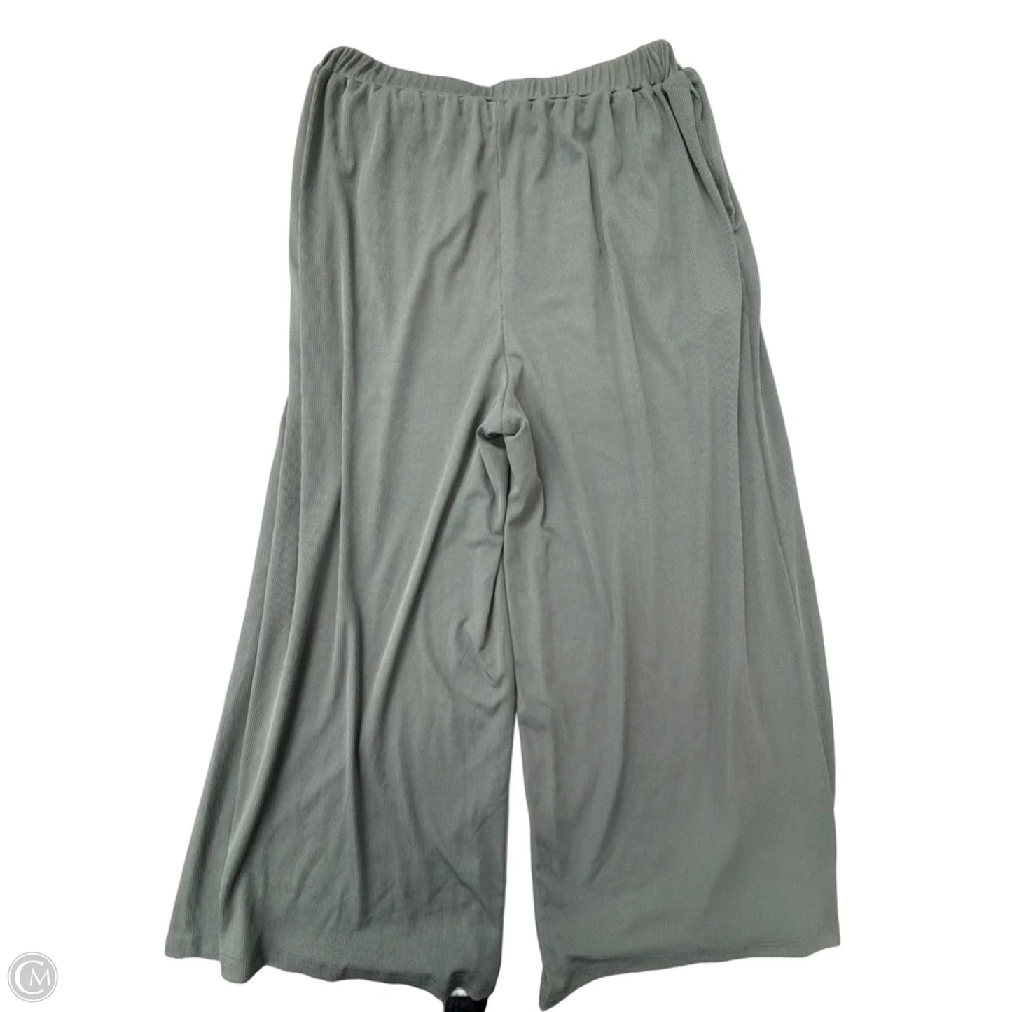 Pants Wide Leg By Cider In Green, Size: 18