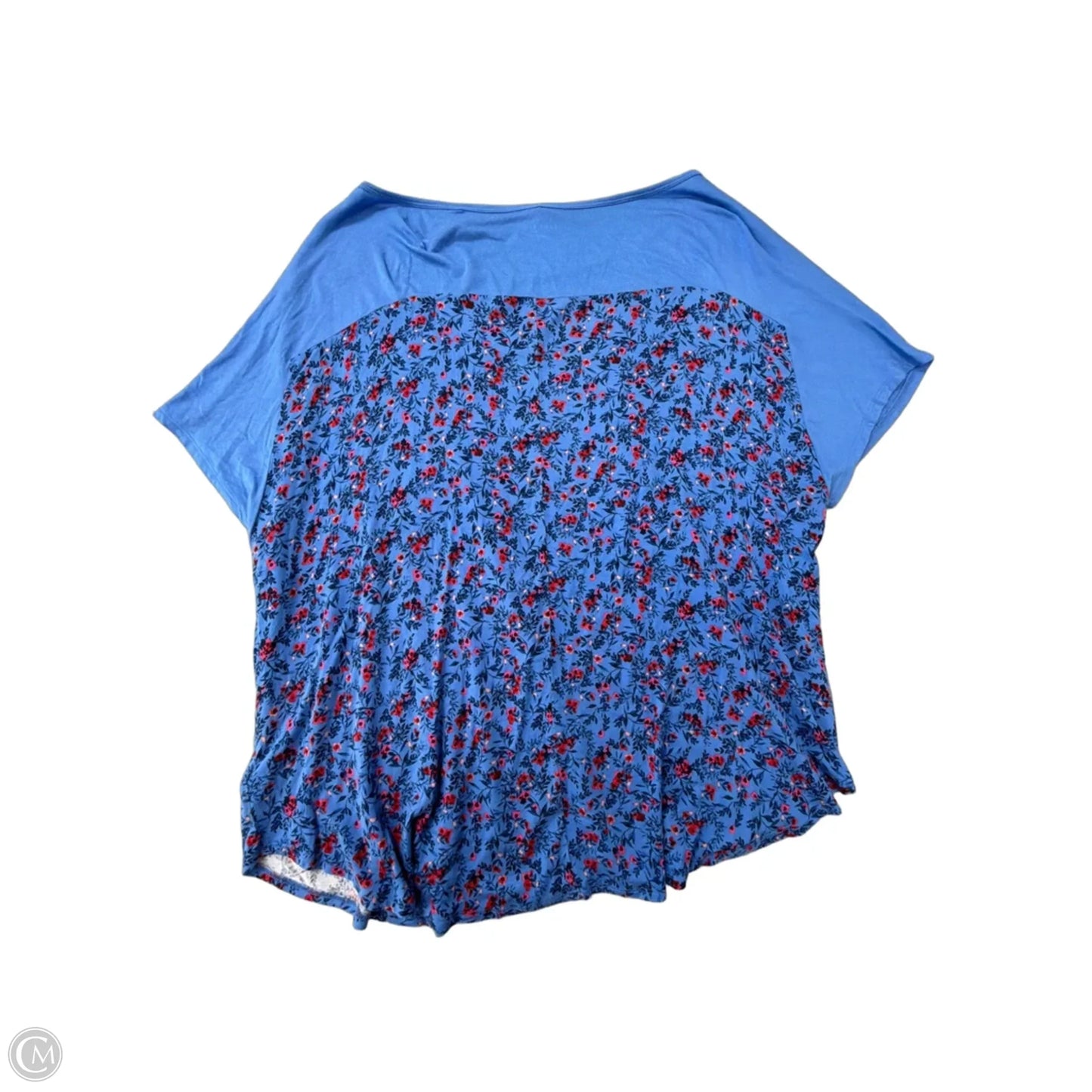 Top Short Sleeve By Lane Bryant In Floral Print, Size: 2x