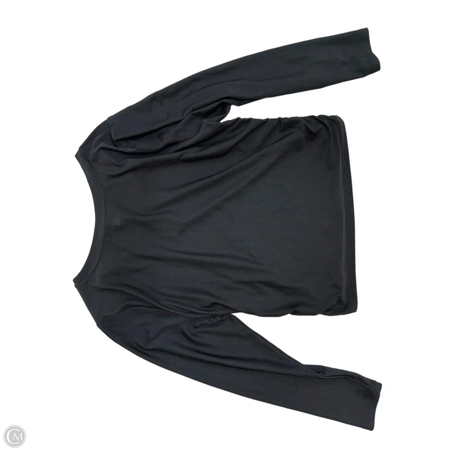 Athletic Top Long Sleeve Crewneck By All In Motion In Black, Size: L