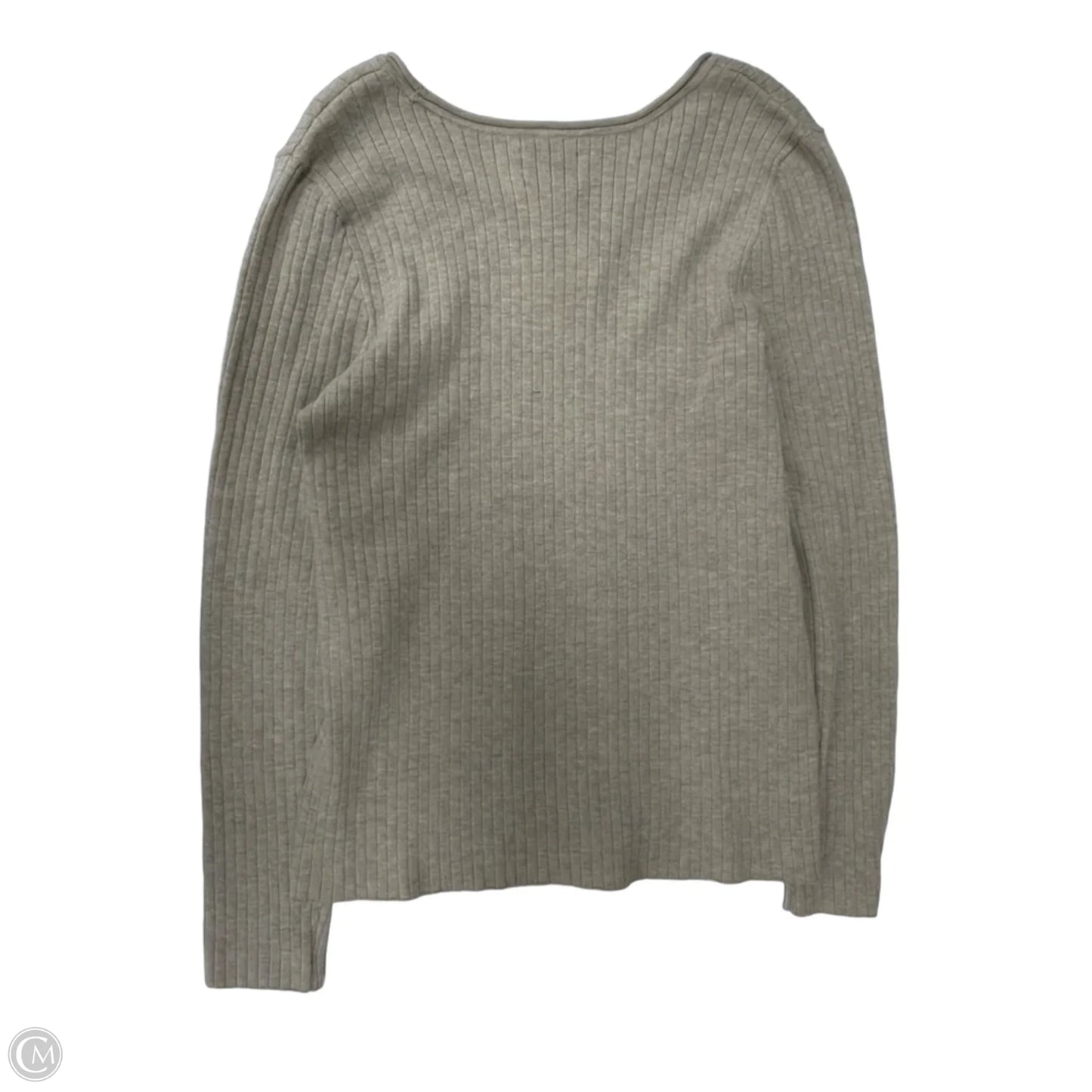 Top Long Sleeve By Croft And Barrow In Brown, Size: L