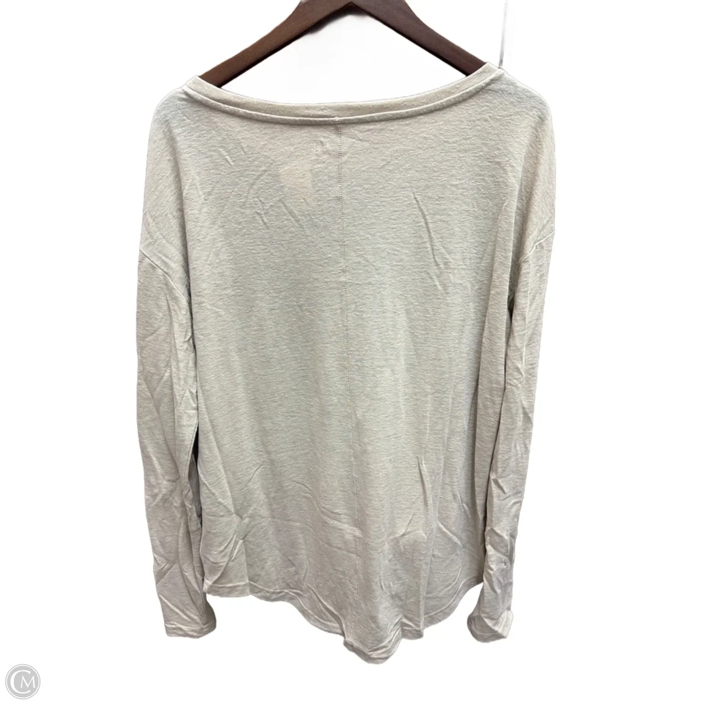 Top Long Sleeve By Gapfit In Yellow, Size: M