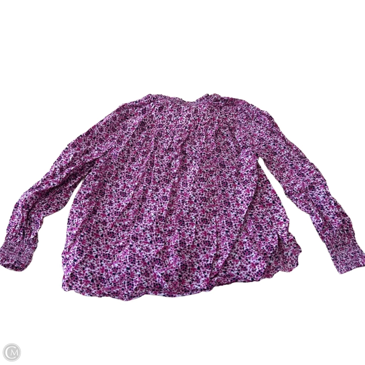 Top Long Sleeve By Loft In Floral Print, Size: Xl