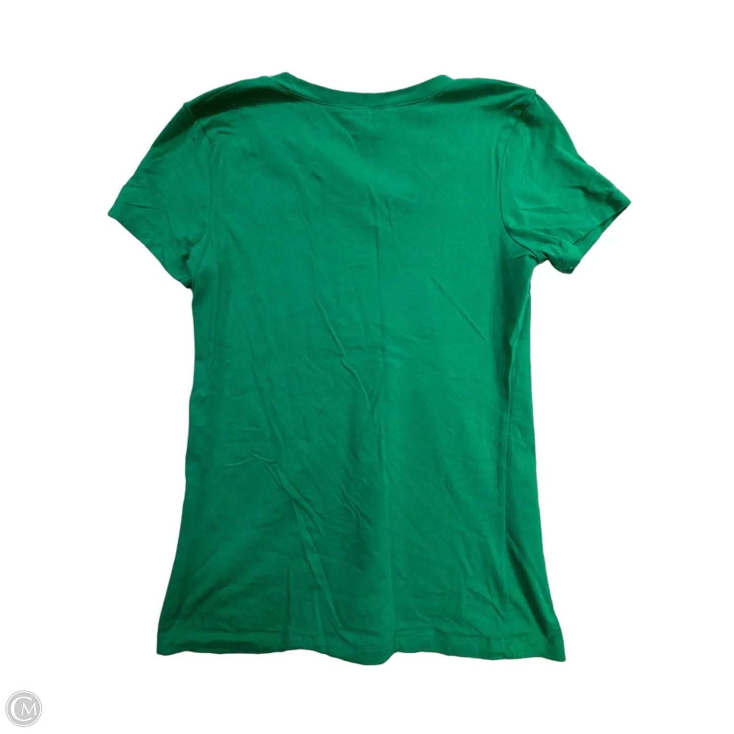 Top Short Sleeve Basic By Zenana Outfitters In Green, Size: L