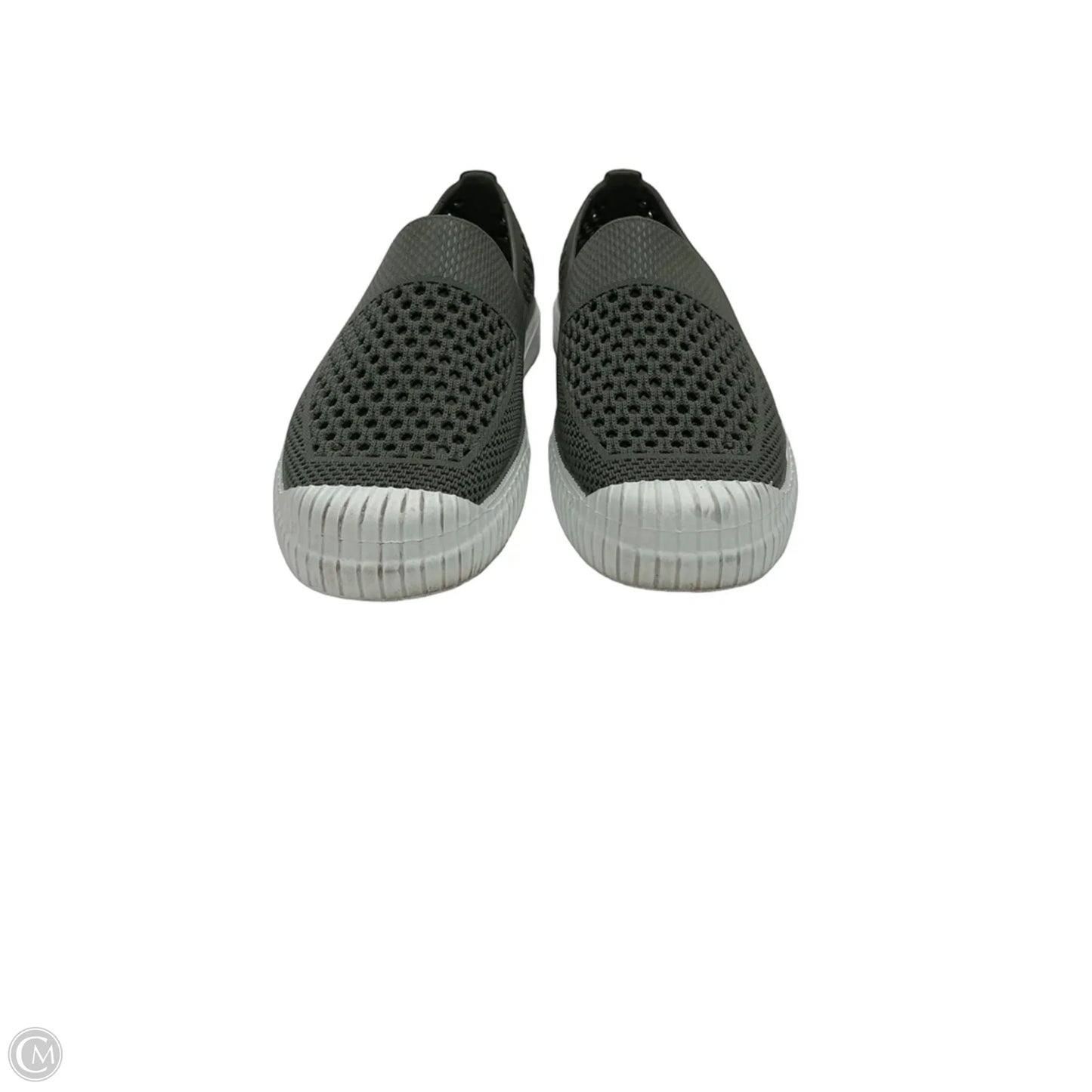 Shoes Flats By Layer 8 In Green & White, Size: 9
