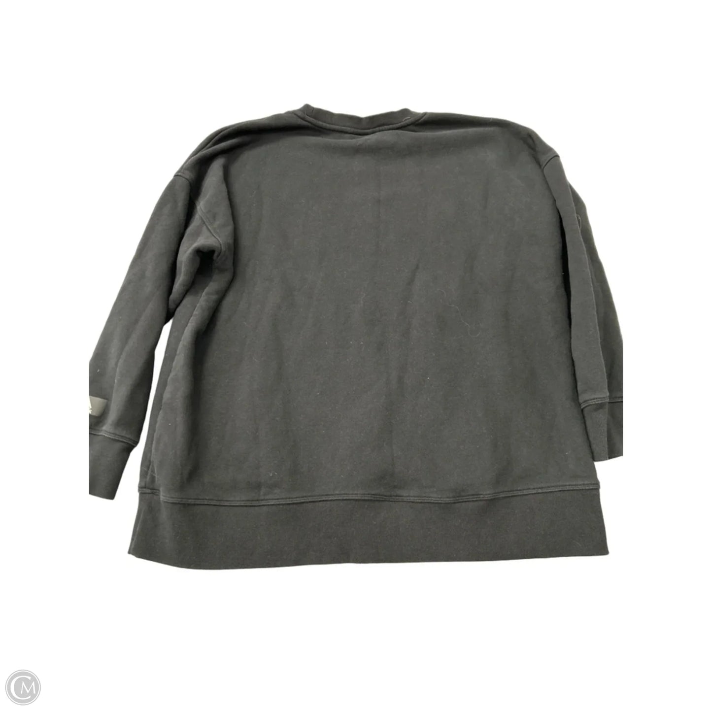 Athletic Sweatshirt Crewneck By Reebok In Black & White, Size: 1x