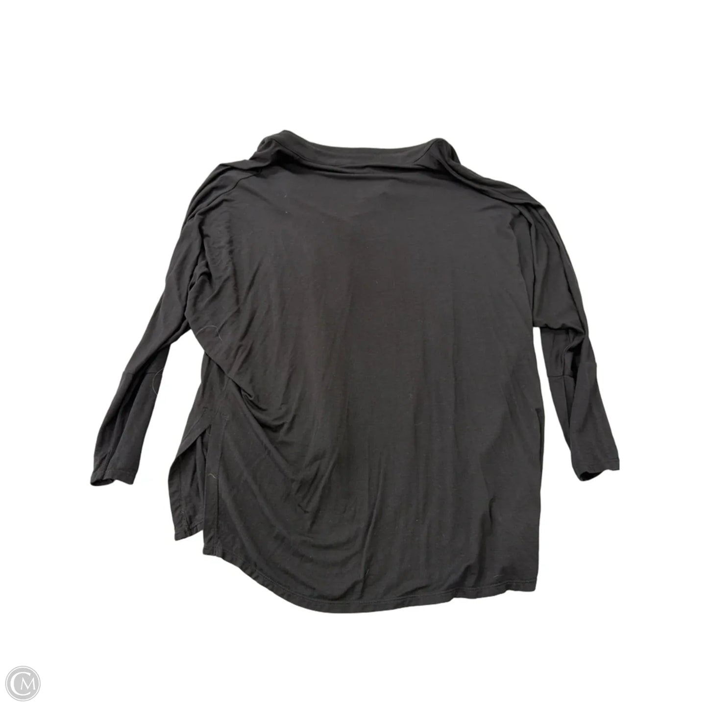 Top Long Sleeve By Time And Tru In Black, Size: Xl