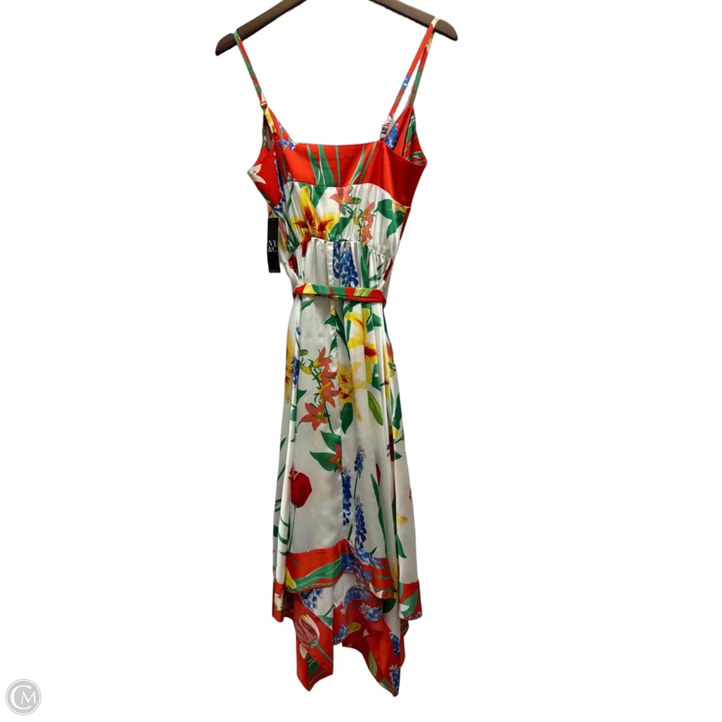 Dress Casual Midi By New York And Co In Floral Print, Size: S