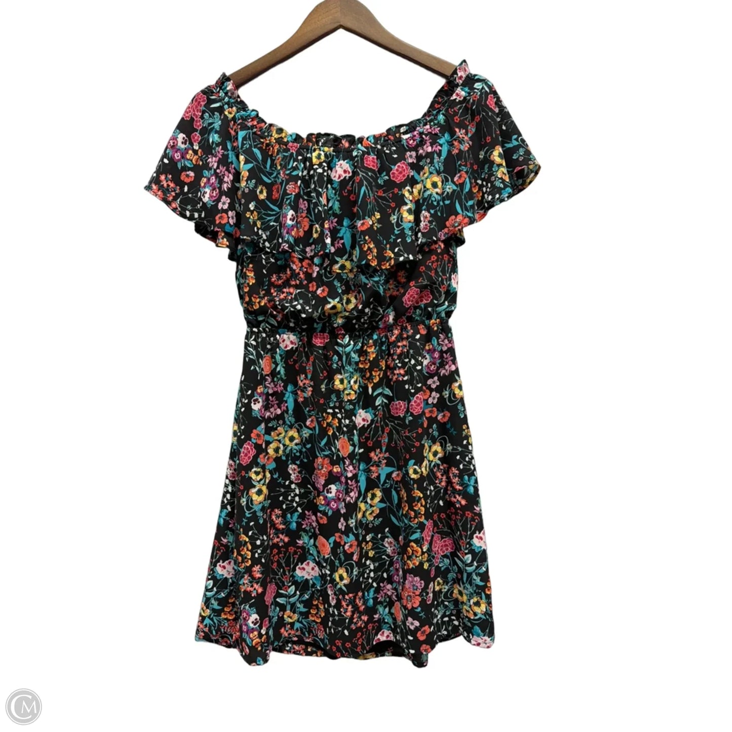 Dress Casual Short By Express In Floral Print, Size: S