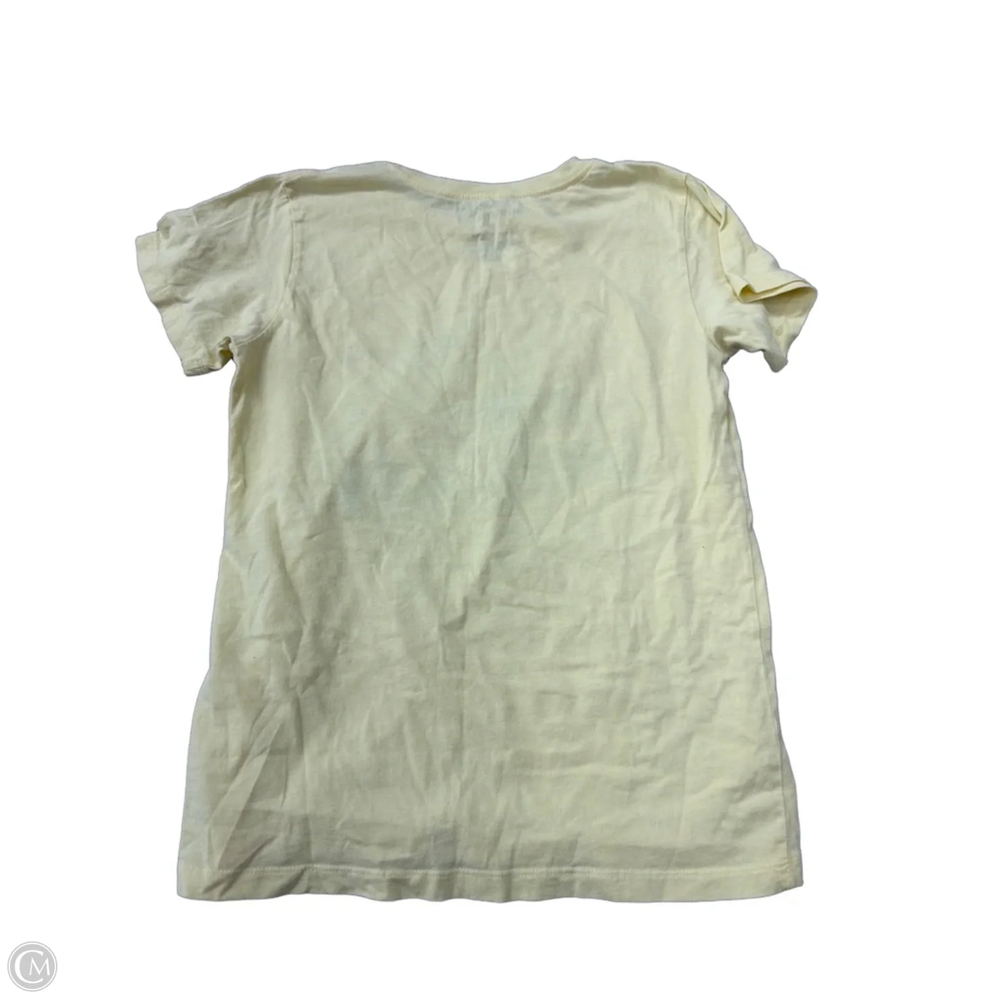 Top Short Sleeve By Desert Dreamer In Yellow, Size: M