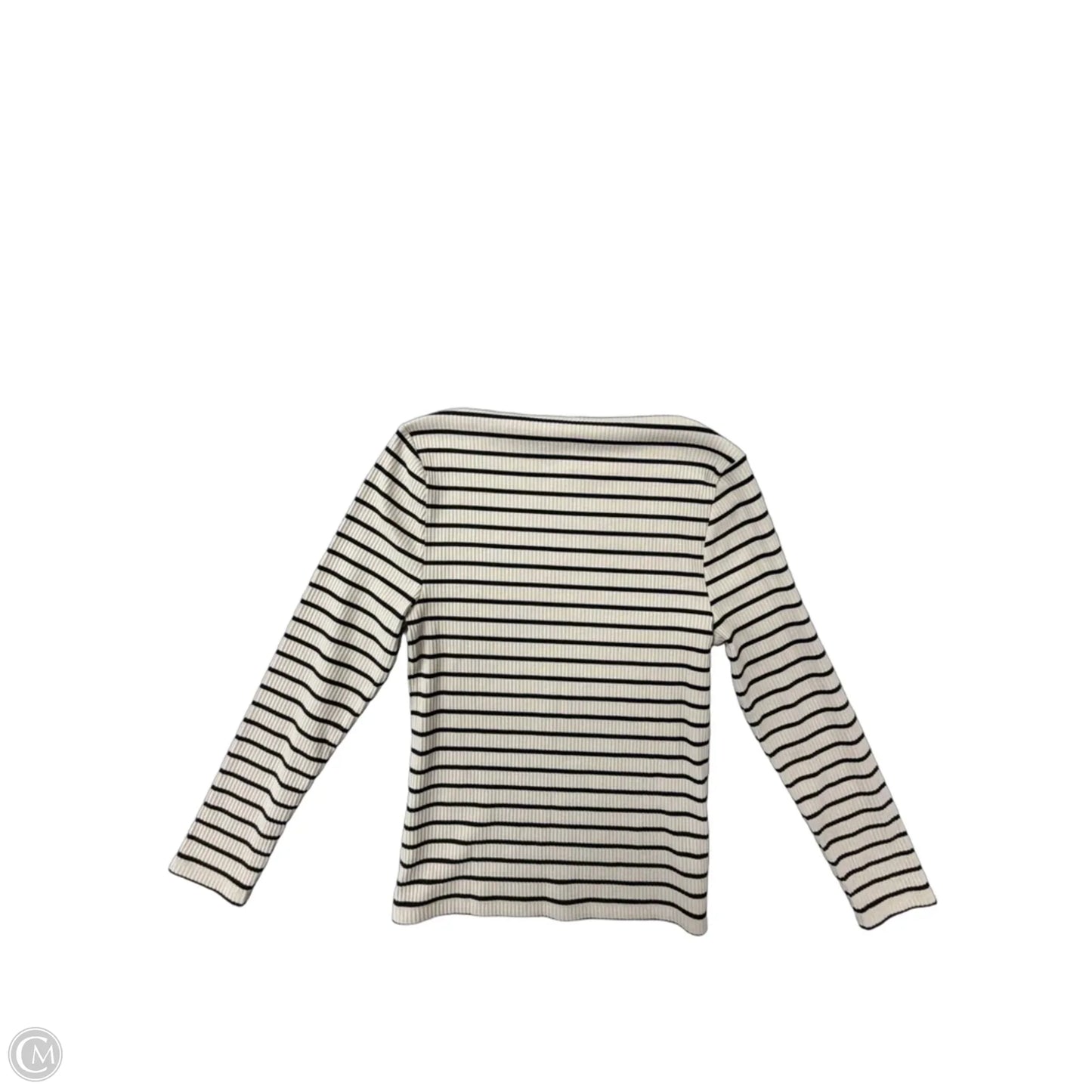 Top Long Sleeve By Loft In Striped Pattern, Size: Xl