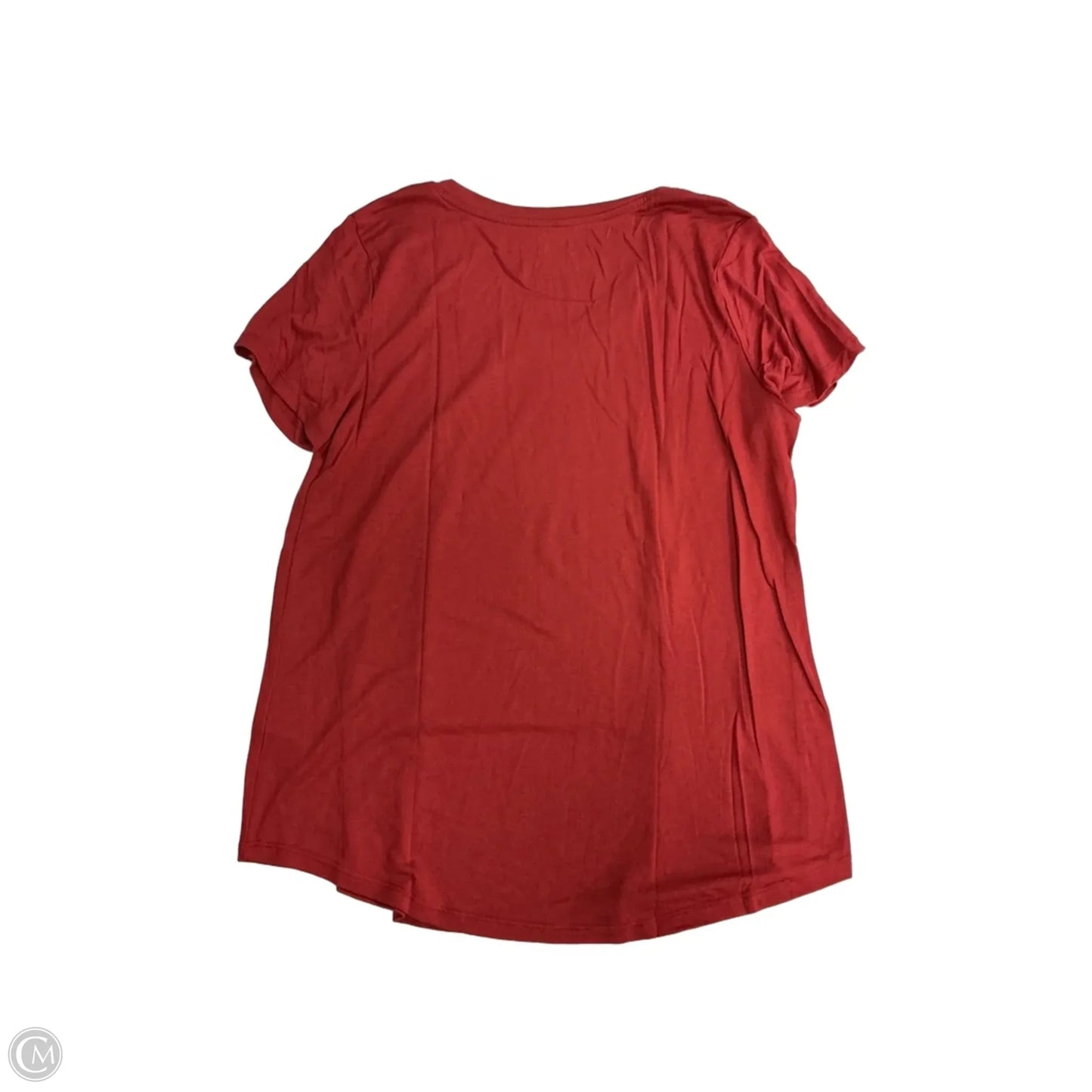 Top Short Sleeve Basic By Ana In Red, Size: L