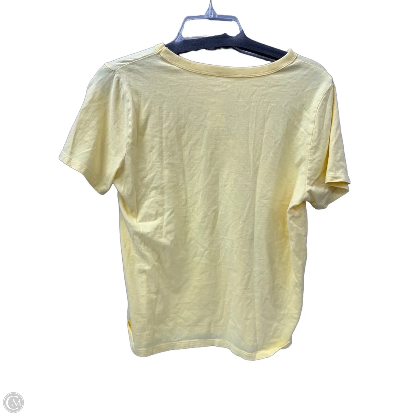 Top Short Sleeve By Old Navy In Yellow, Size: M