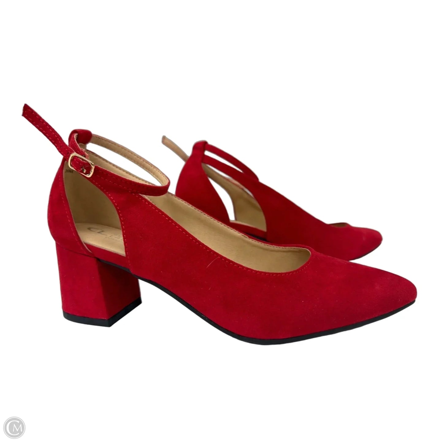 Shoes Heels Block By Cl By Chinese Laundry In Red, Size: 8