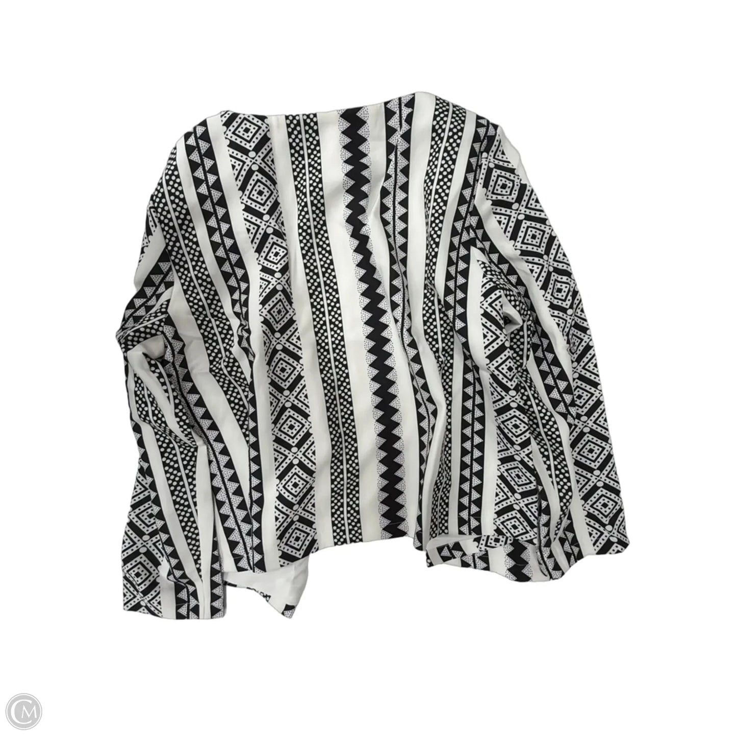 Blazer By Bloomchic In Black & White, Size: L
