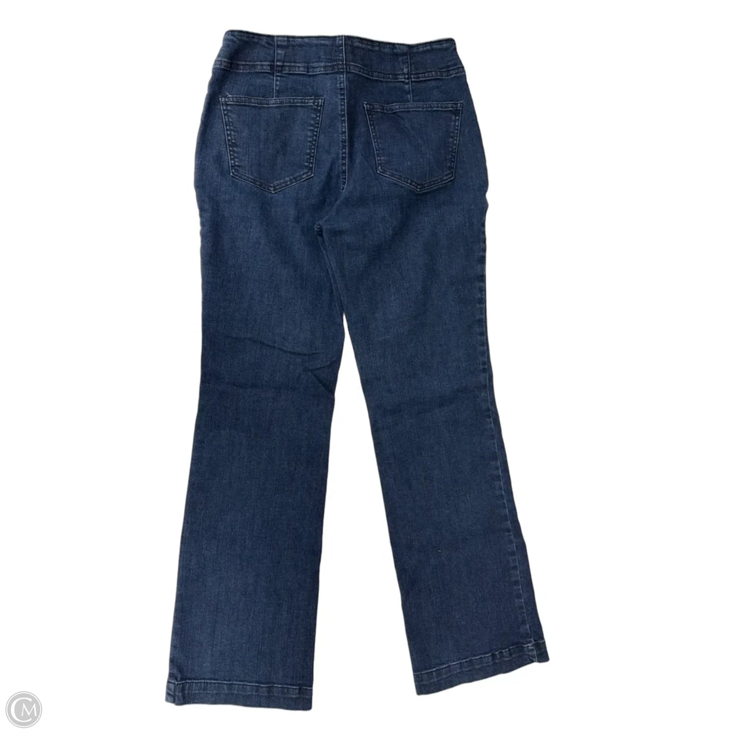 Jeans Boot Cut By Talbots In Blue Denim, Size: 4p