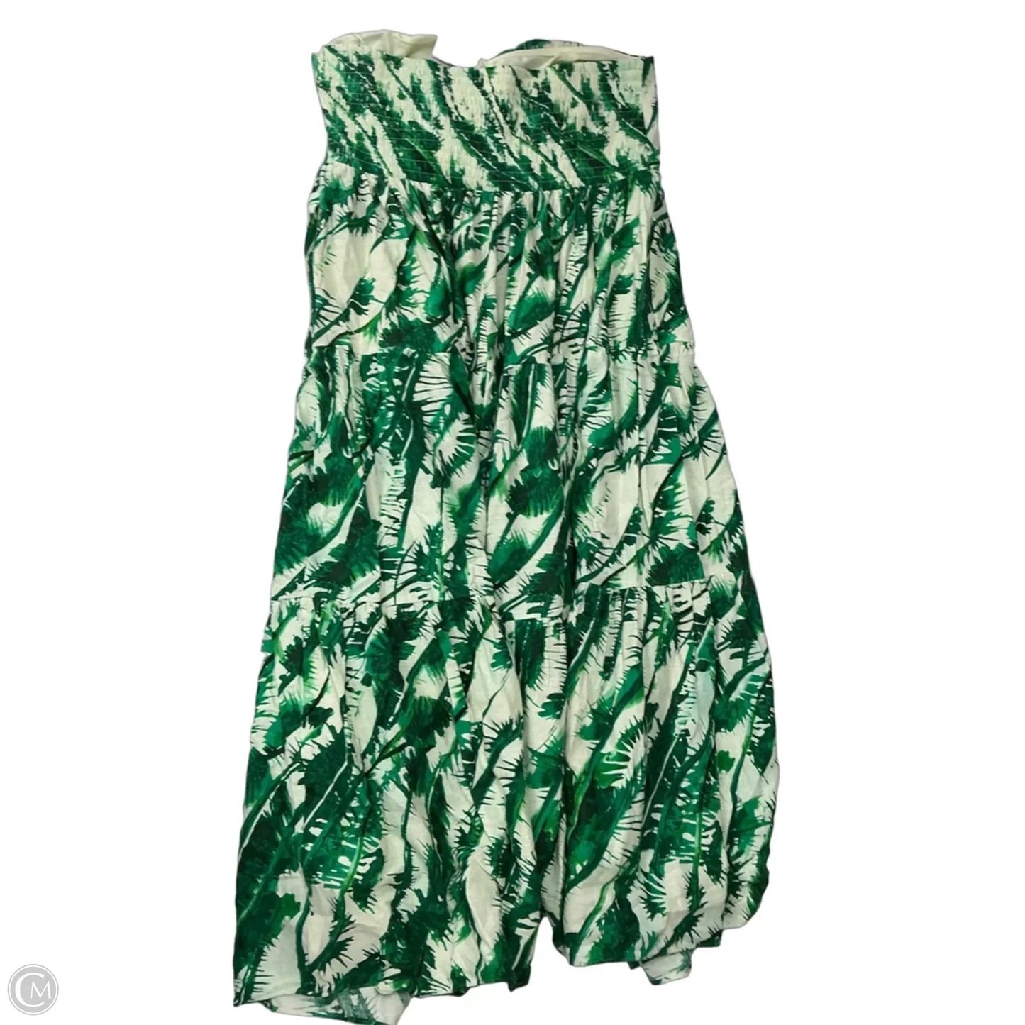 Dress Casual Maxi By Express In Green, Size: Xl