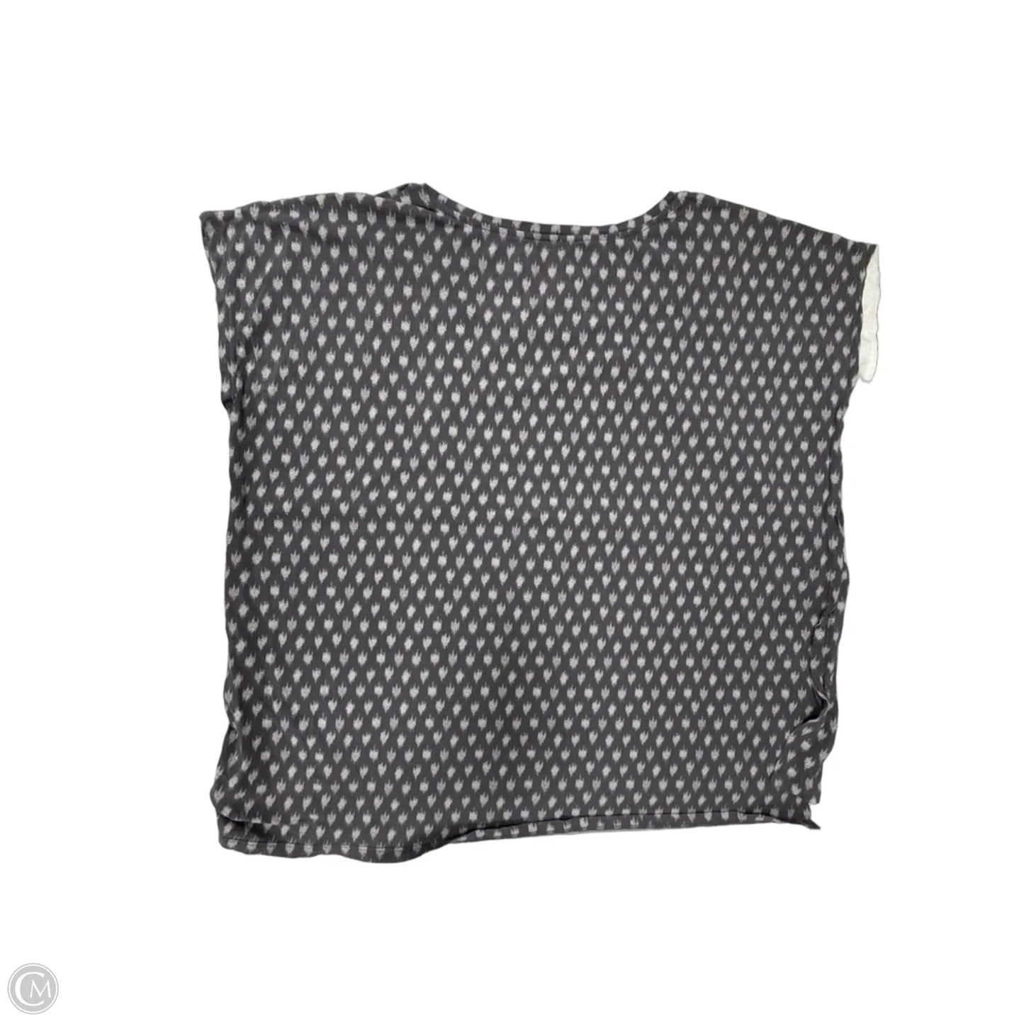 Top Short Sleeve By Pure Jill In Grey, Size: Xl