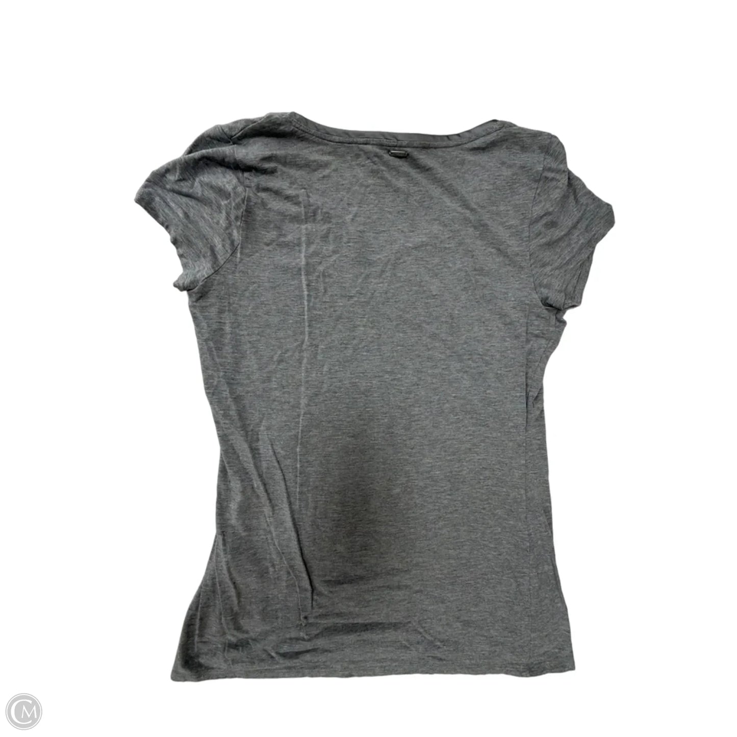 Top Short Sleeve Basic By White House Black Market In Grey, Size: Mp