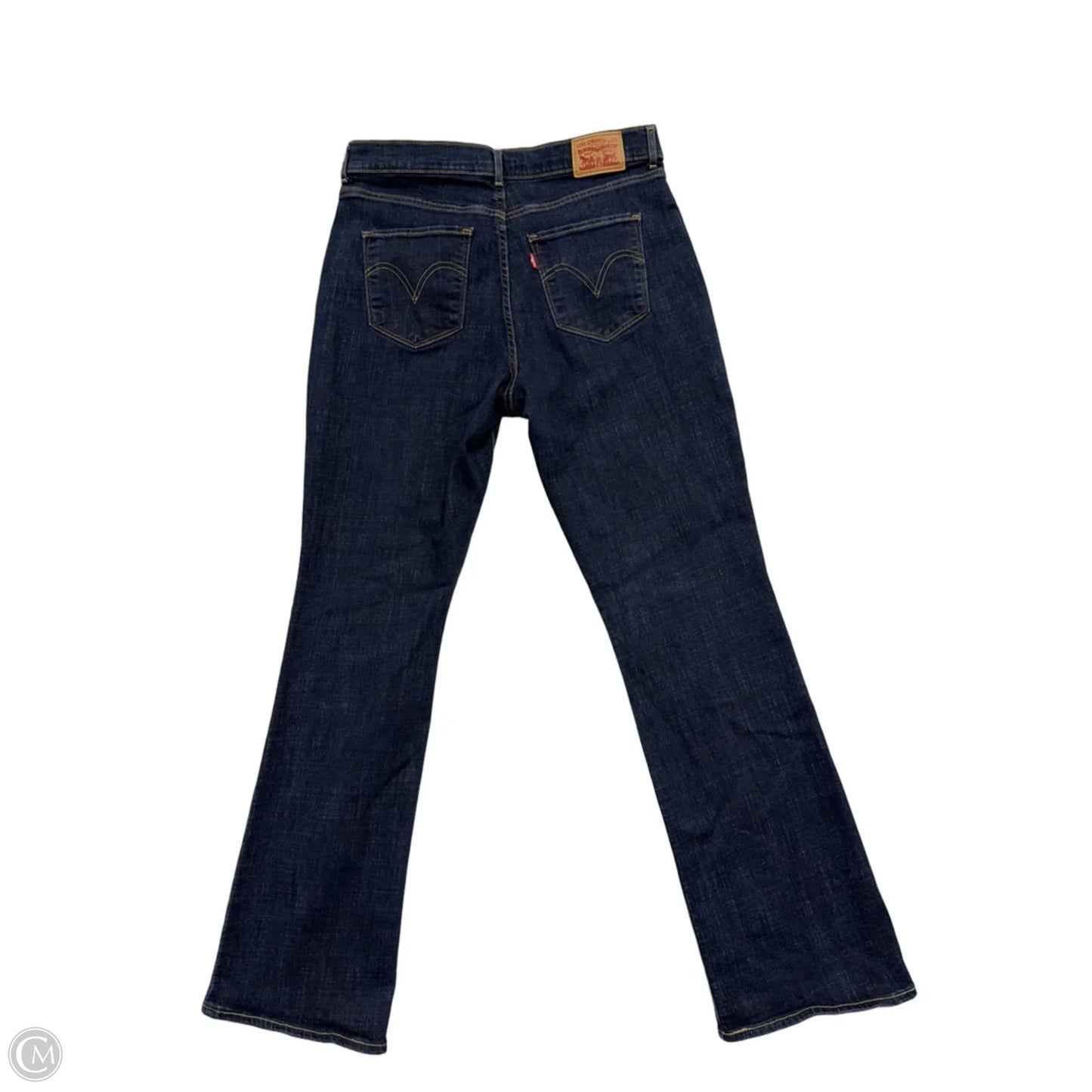 Jeans Boot Cut By Levis In Blue Denim, Size: 10