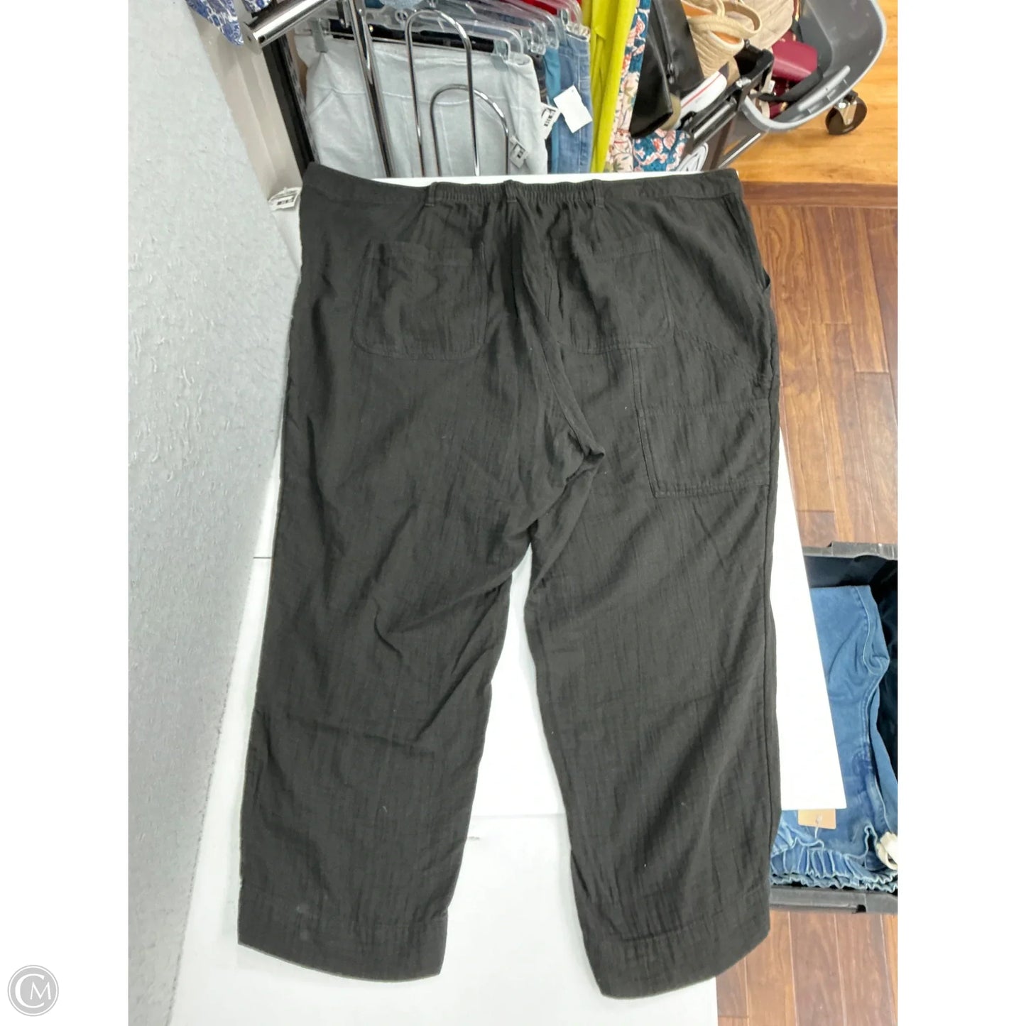 Pants Linen By Old Navy In Black, Size: 28