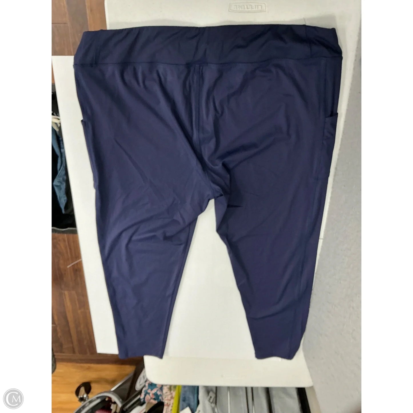 Athletic Leggings By Clothes Mentor In Navy, Size: 3x