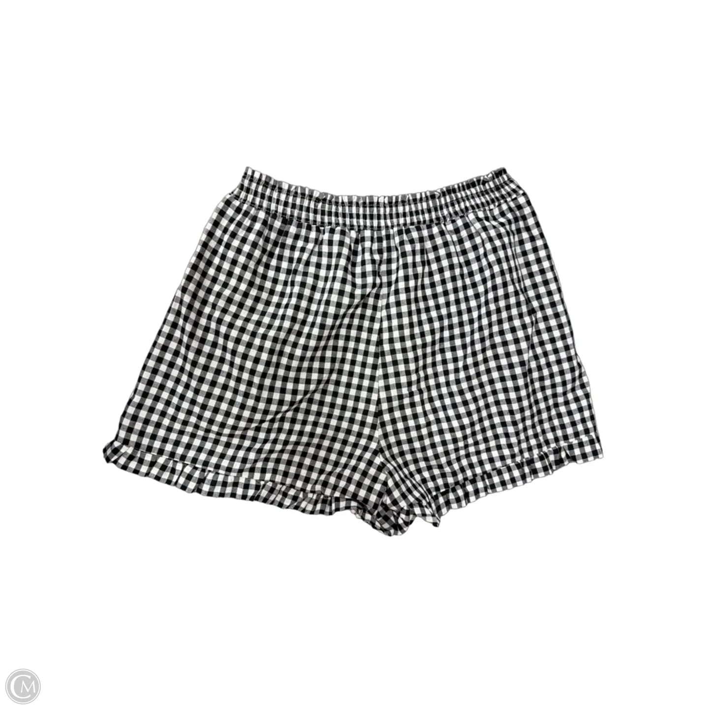 Shorts By Anrabess In Checkered Pattern, Size: 12