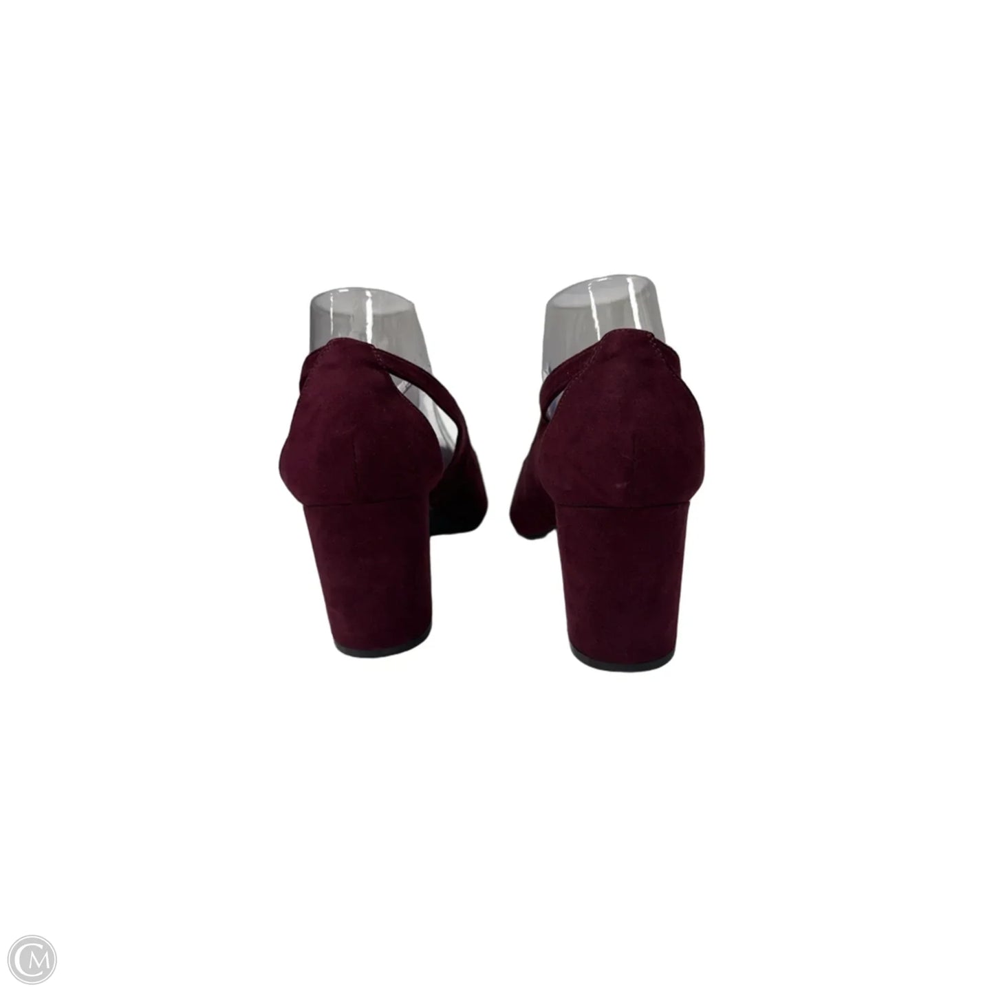 Shoes Heels Block By Torrid In Maroon, Size: 8.5