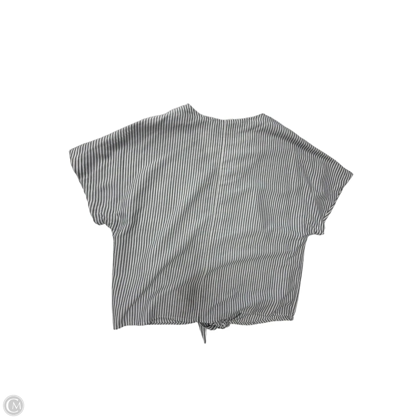Top Short Sleeve By Velvet Heart In Striped Pattern, Size: L