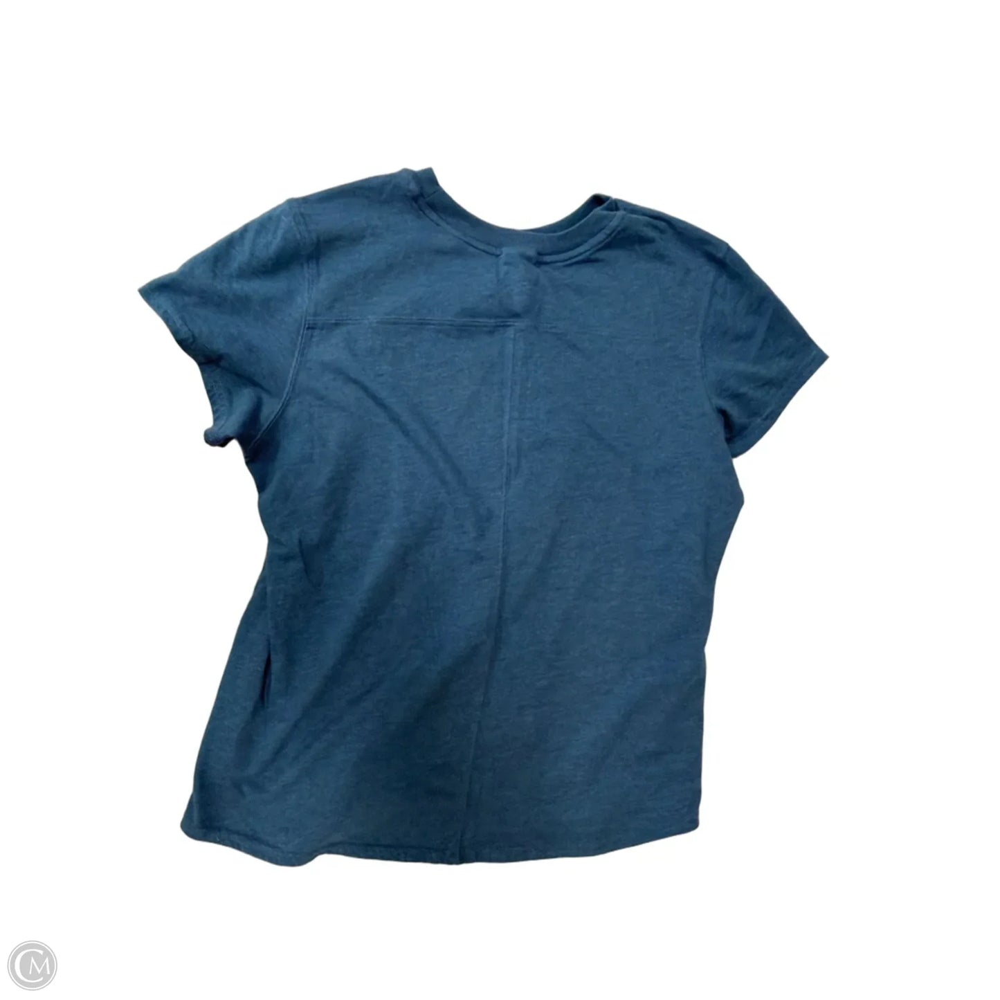 Athletic Top Short Sleeve By Brooks In Blue, Size: M