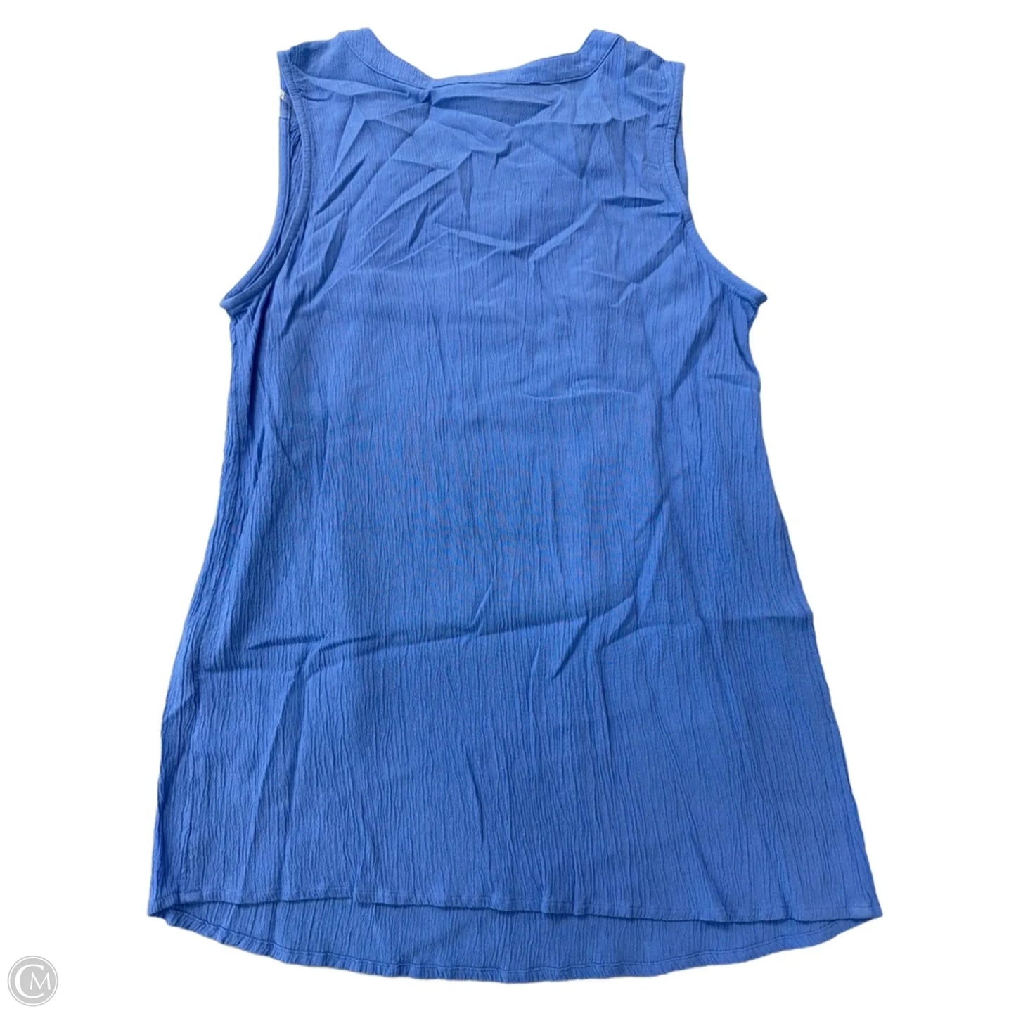 Top Sleeveless By Croft And Barrow In Blue, Size: Xs