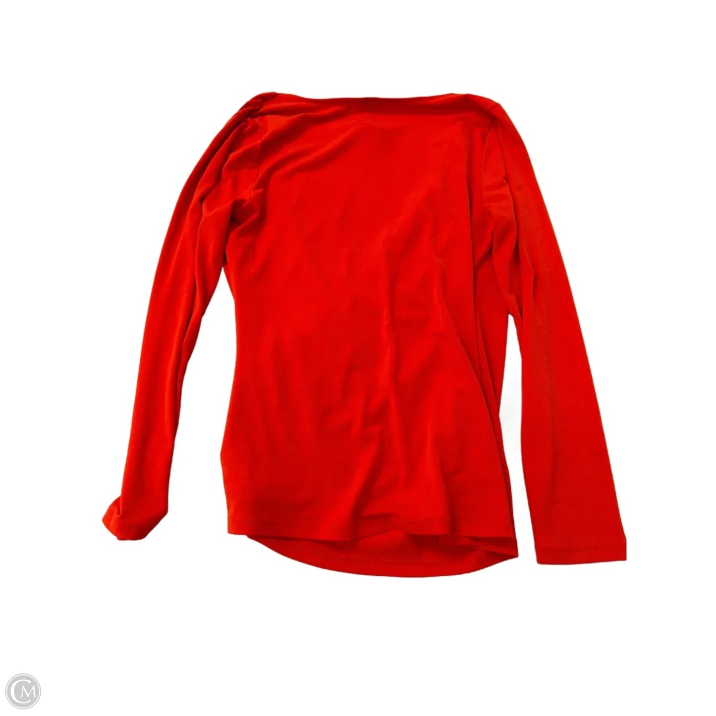 Top Long Sleeve By Ann Taylor In Orange, Size: M