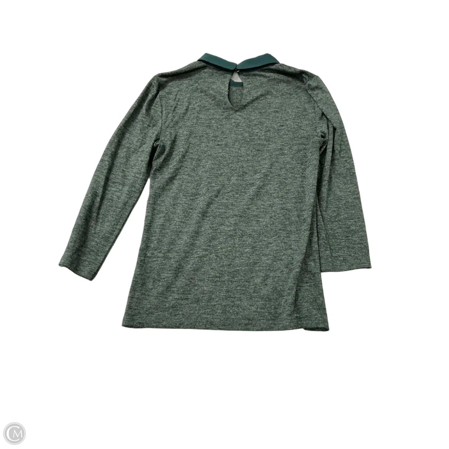 Top Long Sleeve By Ann Taylor In Green, Size: S