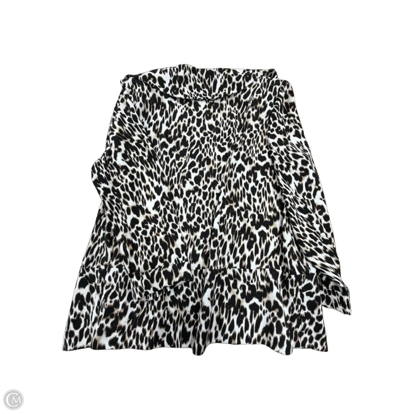 Blazer By Calvin Klein In Animal Print, Size: 2x
