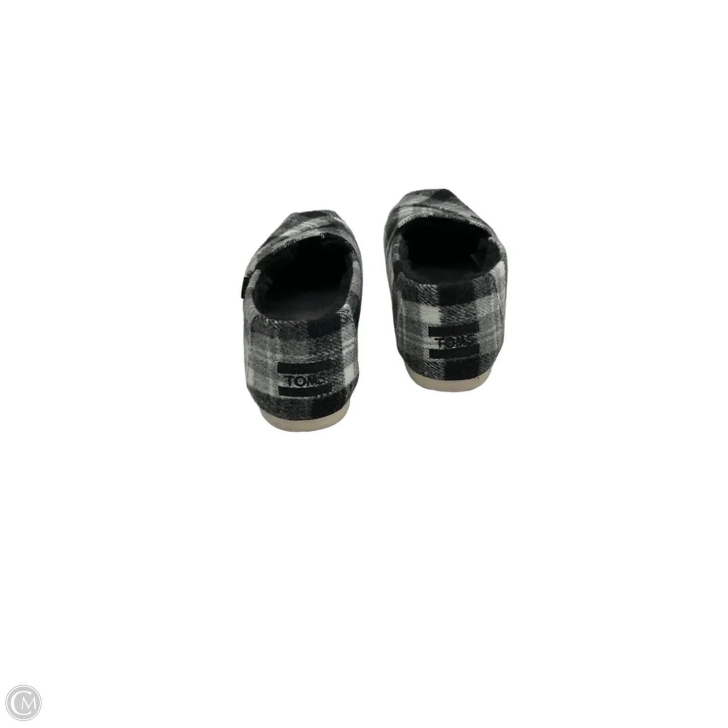 Shoes Flats By Toms In Plaid Pattern, Size: 6.5