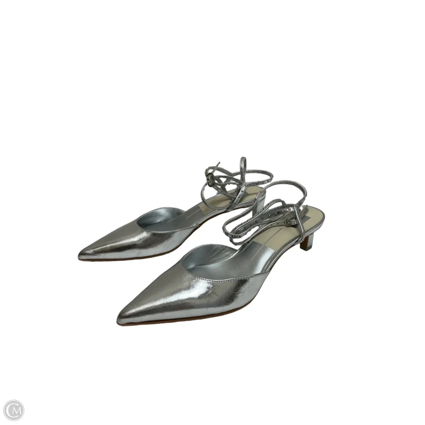 Shoes Heels Kitten By Dolce Vita In Silver, Size: 8.5