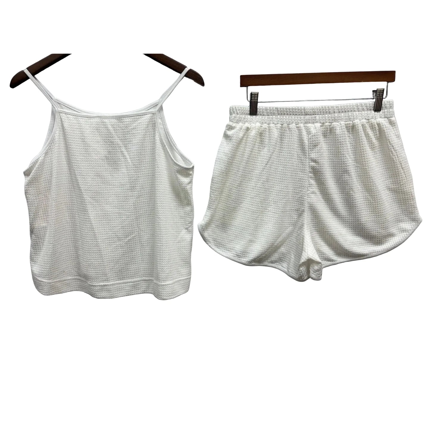 Shorts Set By Envy Divine In White, Size: 12