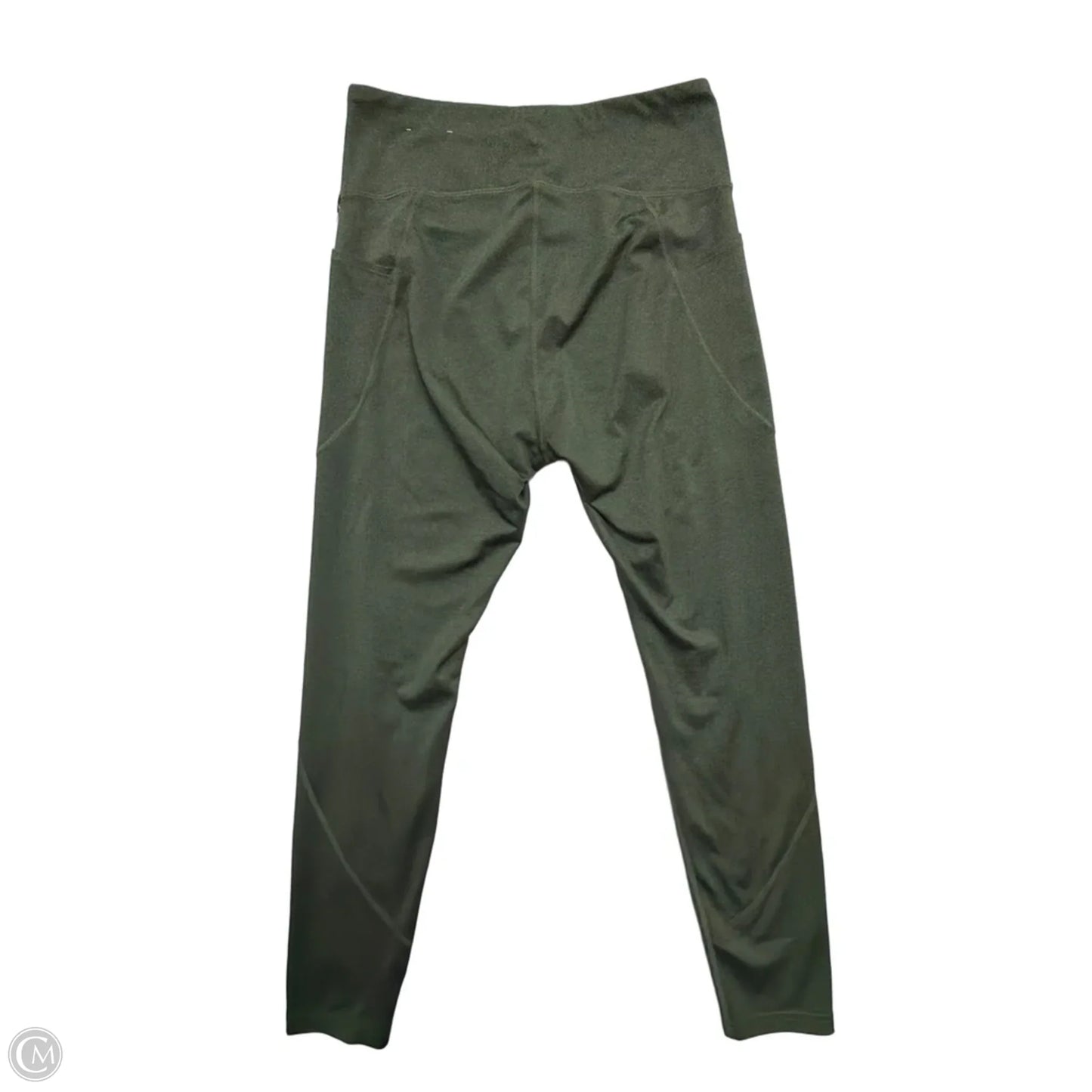 Athletic Leggings By Tek Gear In Green, Size: L