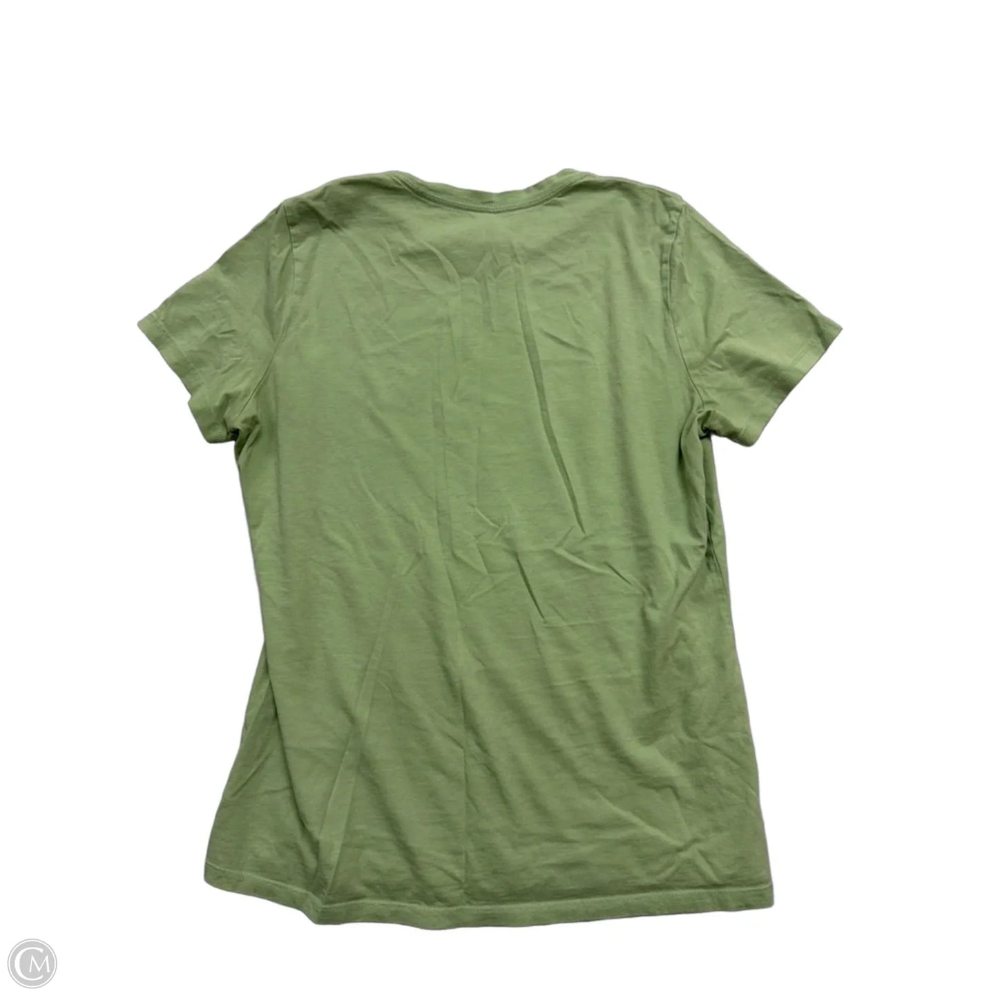 Top Short Sleeve By Life Is Good In Green, Size: M