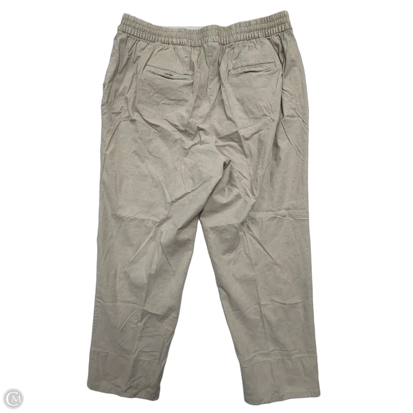 Pants Linen By Lane Bryant In Beige, Size: 16
